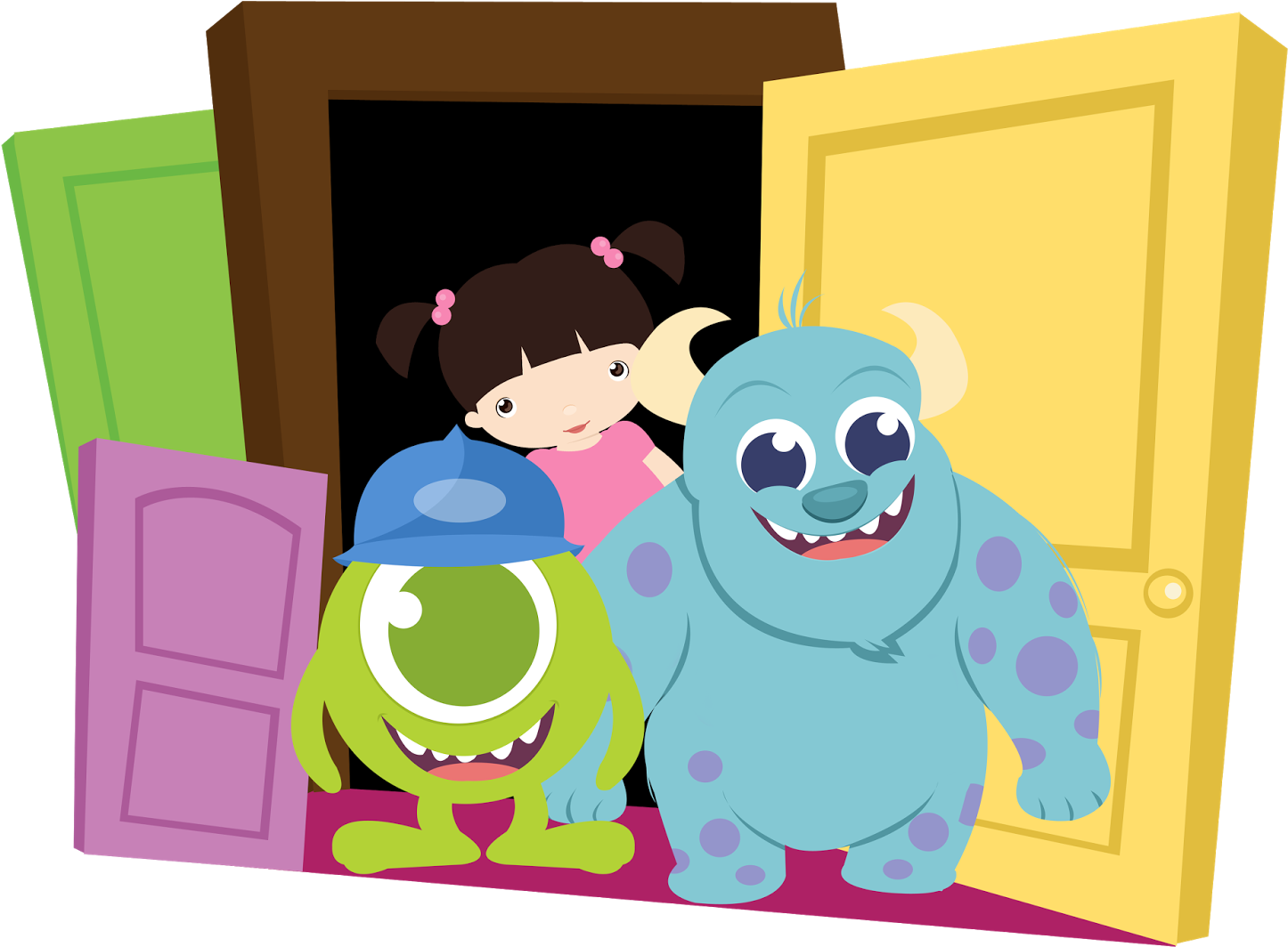 Monsters Inc Clipart - Png Download (1600x1600), Png Download