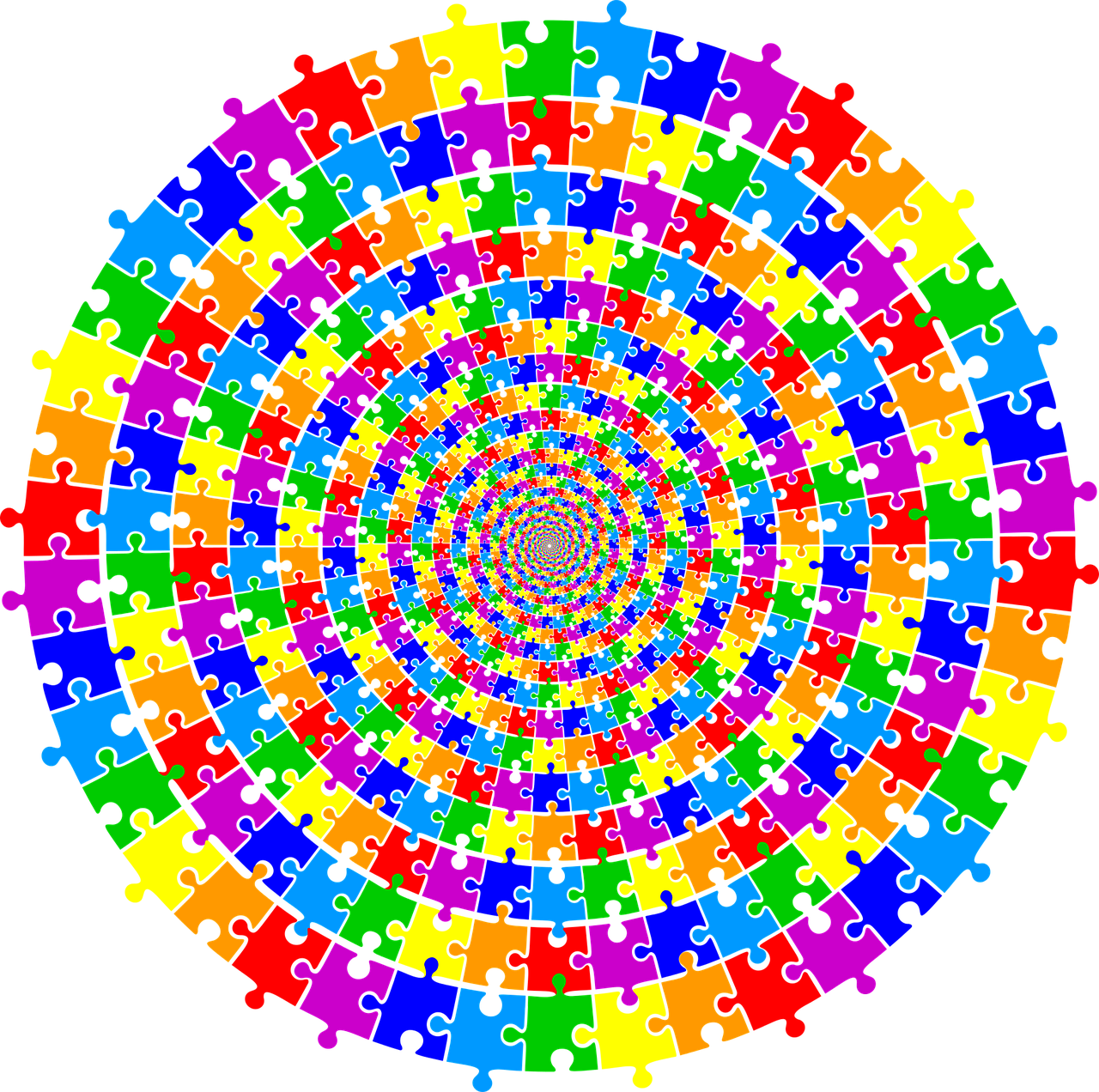 Jigsaw Puzzle Clipart (1280x1272), Png Download