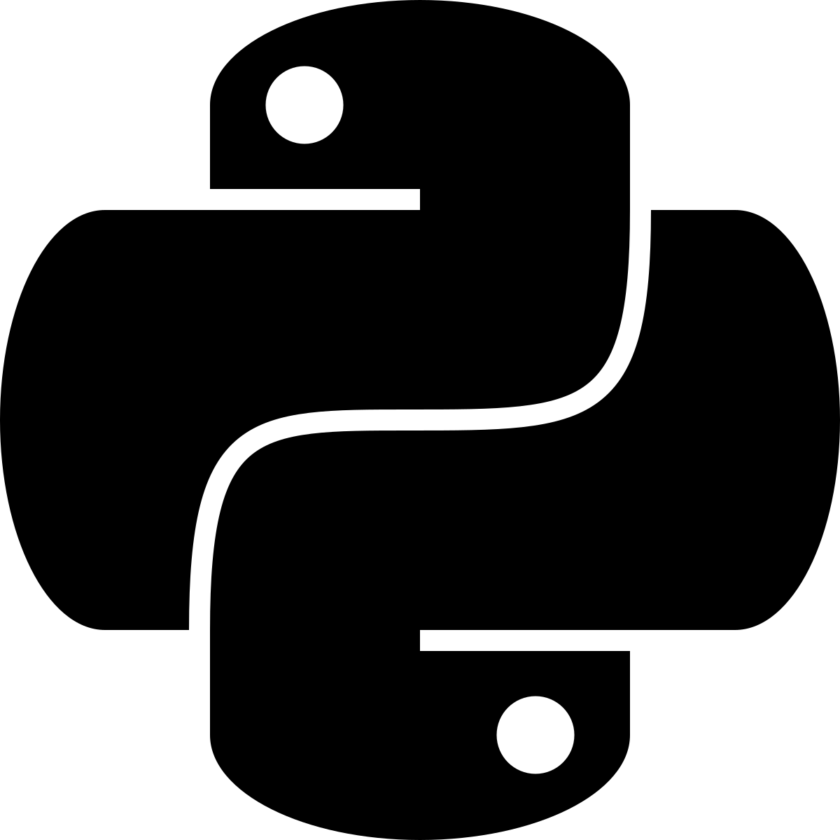 Download Python Black And White Clipart (#5802256) - PinClipart