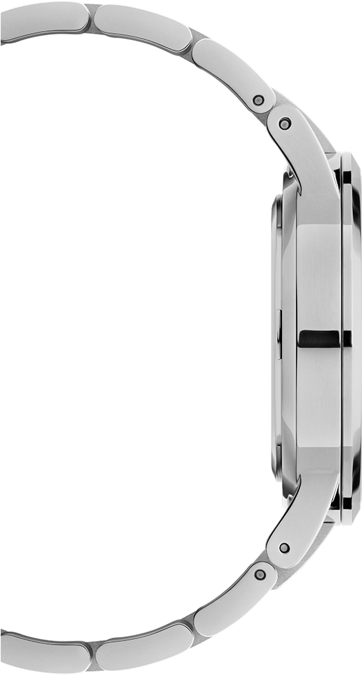 Iconic Link 40 Silver Black - Daniel Wellington Iconic Link Clipart (1200x1200), Png Download