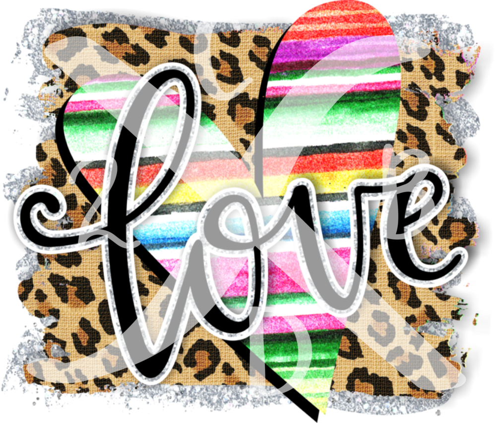 Love Serape Clipart (1000x852), Png Download