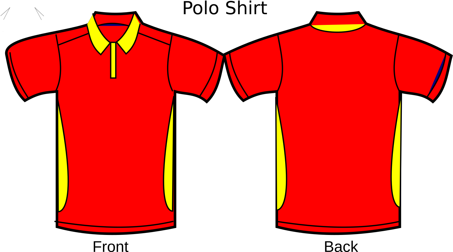 Plain Tshirt Color Red Clipart (1600x1600), Png Download