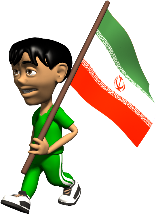 Iran Flag Image From Www - Republic Day Gif Transparent Clipart (800x800), Png Download