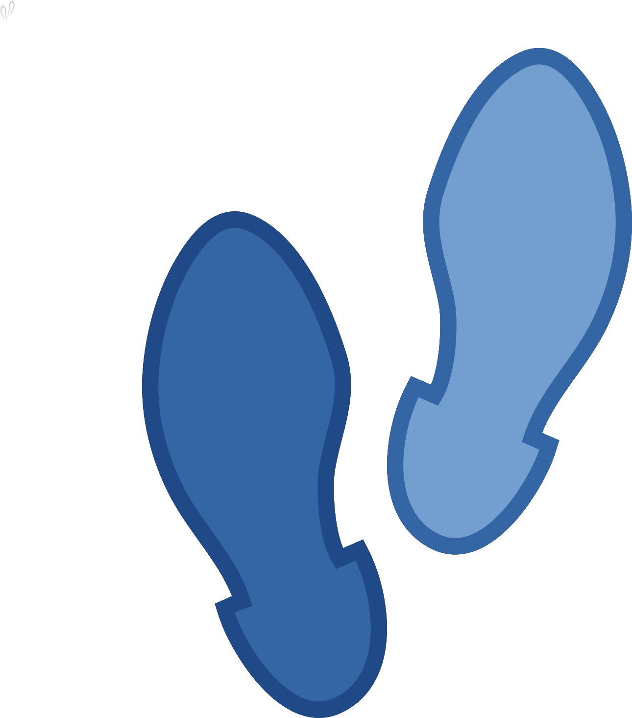 Icone Pas À Pas Clipart (1600x1600), Png Download