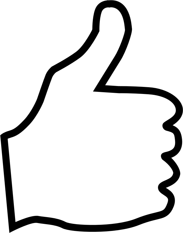 Thumb Signal Clip Art - Thumbs Up Clip Art - Png Download (621x791), Png Download