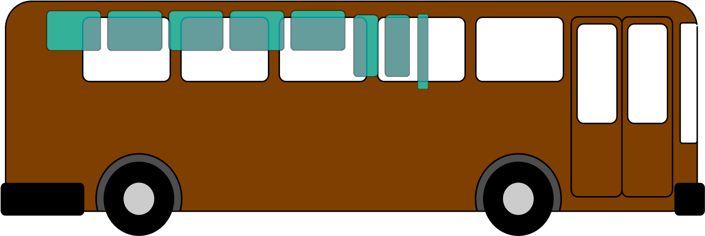 Green Bus Clipart - Png Download (1600x1600), Png Download