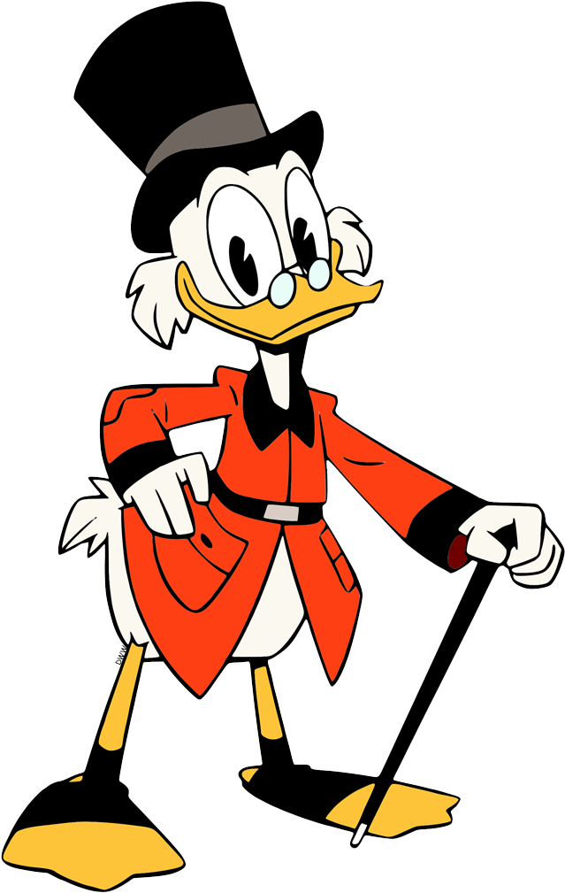 Scrooge Mcduck Ducktales 2017 Clipart (644x1017), Png Download