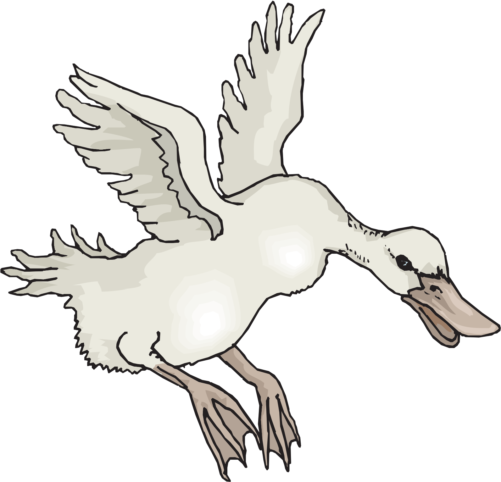 Animals With Feather Clipart Black And White - Png Download (1600x1600), Png Download