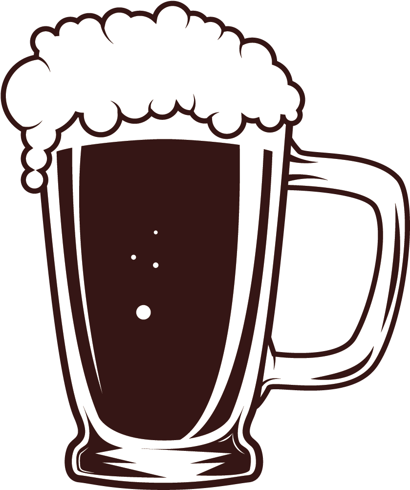 Beer Coffee Cup Mug - Vector Beer Glass Png Clipart (1134x1134), Png Download
