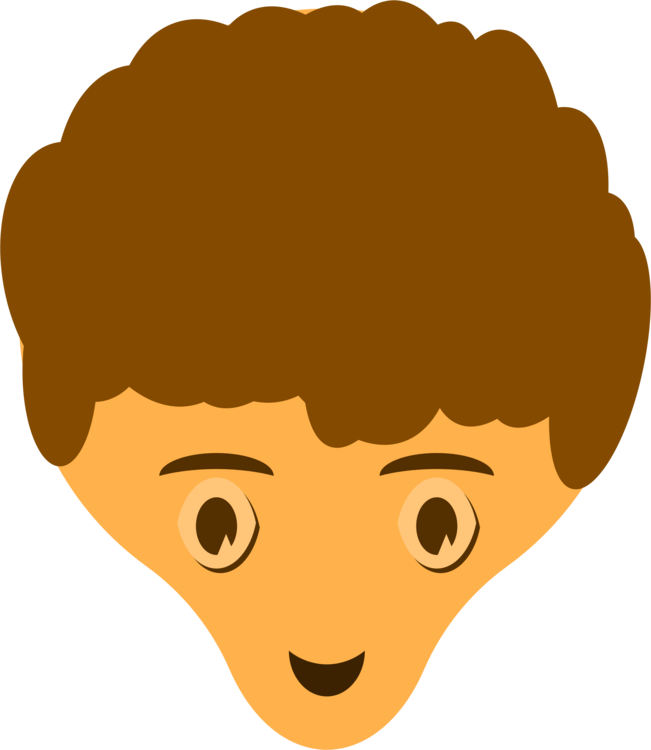 Emotion,hairstyle,art Clipart (651x750), Png Download