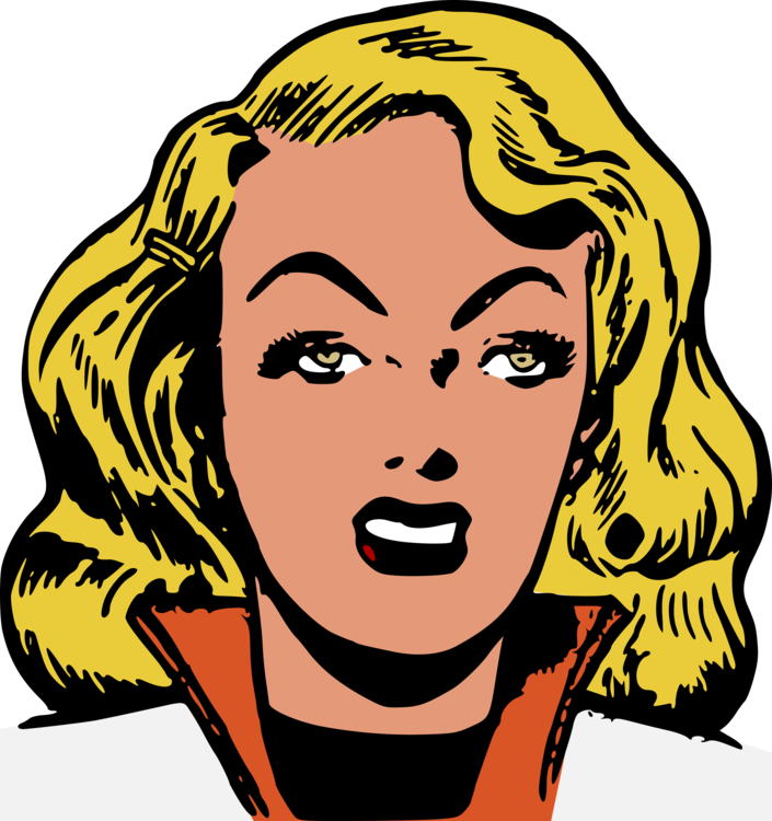 Emotion,hairstyle,art Clipart (705x750), Png Download