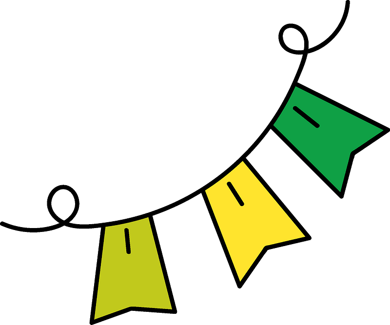 Flag Garland Clipart - Png Download (800x667), Png Download