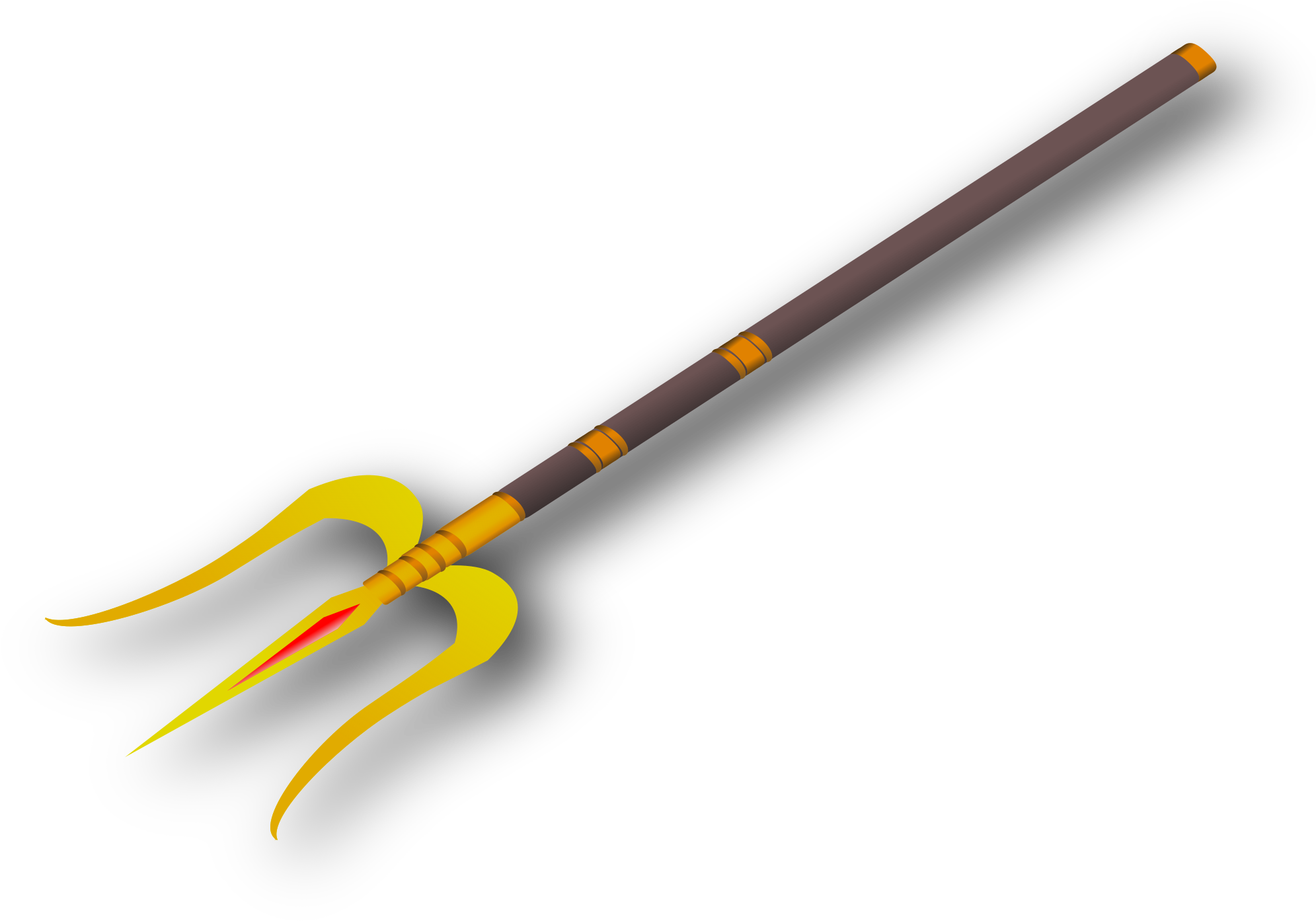 Trishula-three Spear Svg Clip Arts - Fishing Traditional Tools In Png Transparent Png (2000x1443), Png Download