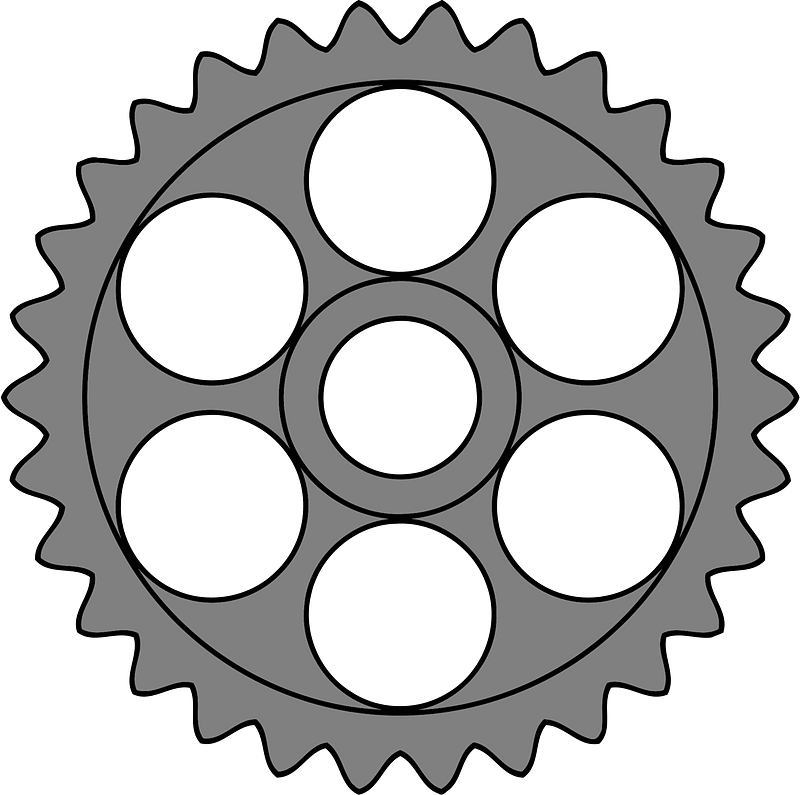 Gears Type4 Teeth30 Clipart - Gear Clipart 23 Tooth - Png Download (800x795), Png Download