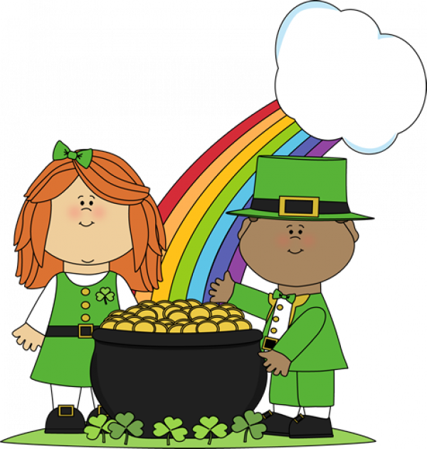 Saint Patricks Day For Children Clipart (600x630), Png Download