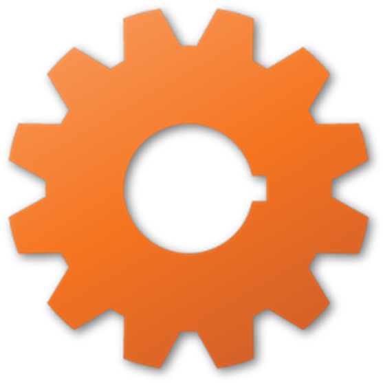 Gears Clipart Cogwheel - Logo Gear Orange - Png Download (600x600), Png Download
