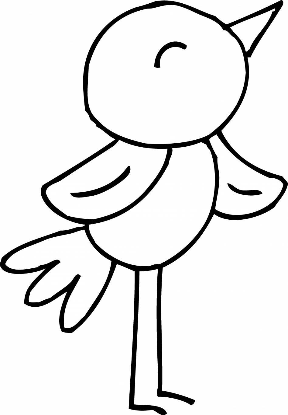 Dont Feed The Ducks Clipart Png Black And White Clipart - Spring Flowers Clip Art Black And White Transparent Png (948x1364), Png Download