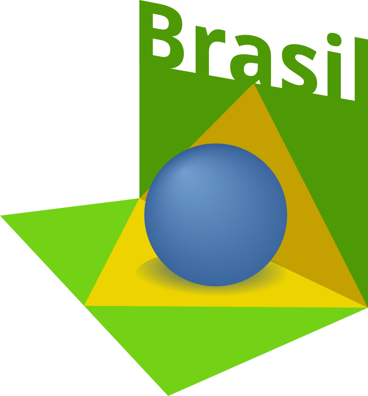 Brazil Flag Art 3d - Vector Graphics Clipart (743x800), Png Download