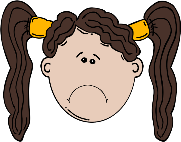 Sad Girl Png Icons - Girl With Green Eyes Clipart Transparent Png (600x600), Png Download