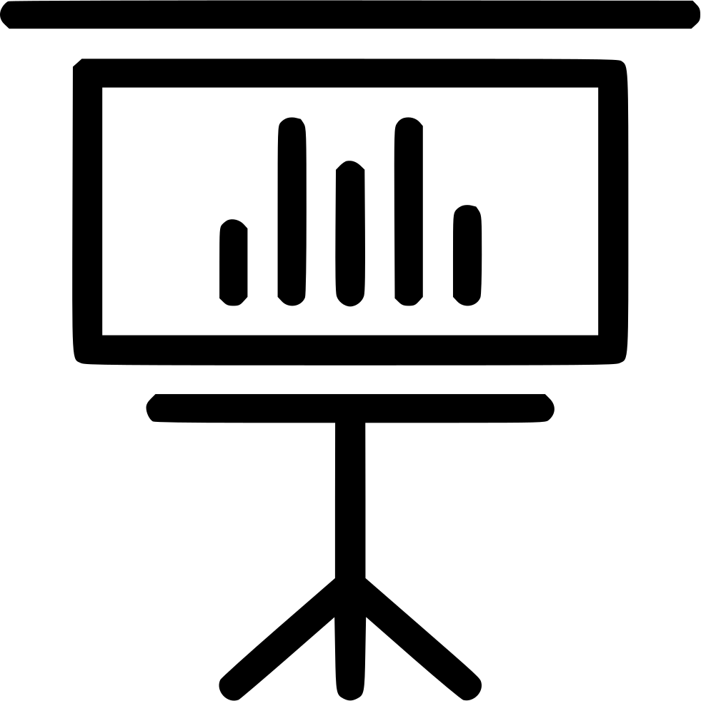 Presentation Graph Elearning Interactive Session Infographic - Imagen Icono De Presentacion De Diapositivas Clipart (981x982), Png Download