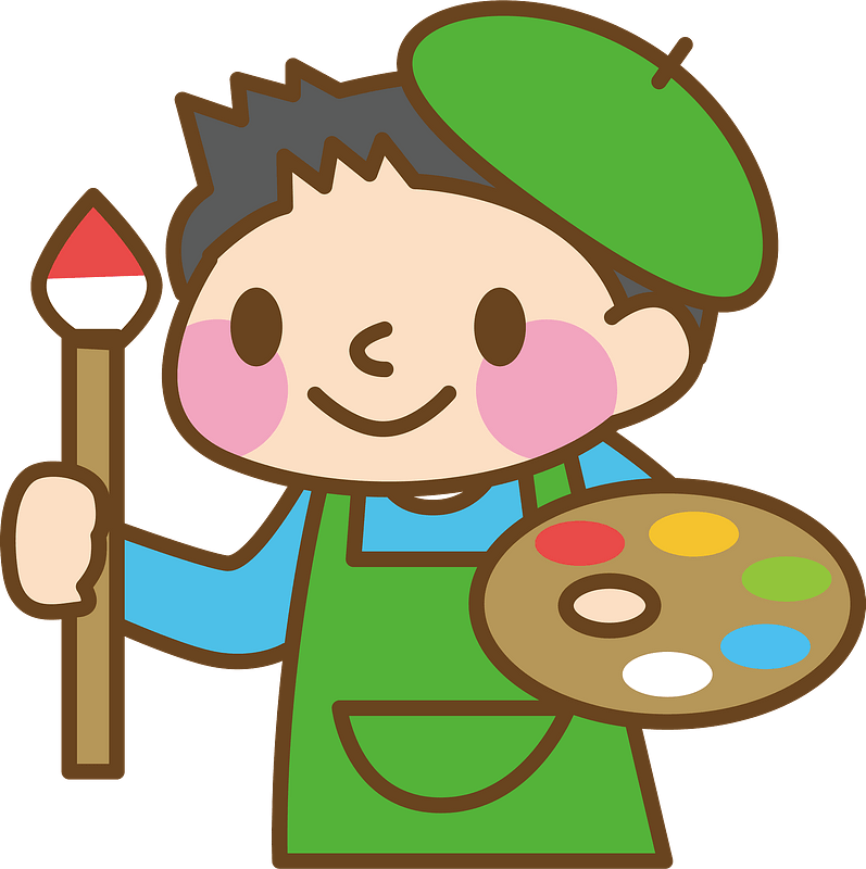 Painter Man Clipart - Cartoon Barber Transparent Background - Png Download (797x800), Png Download