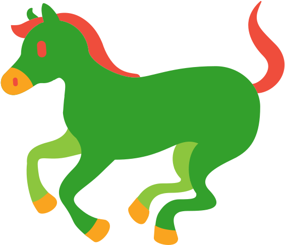 U F E To - Horse Emoji Png Clipart (568x568), Png Download