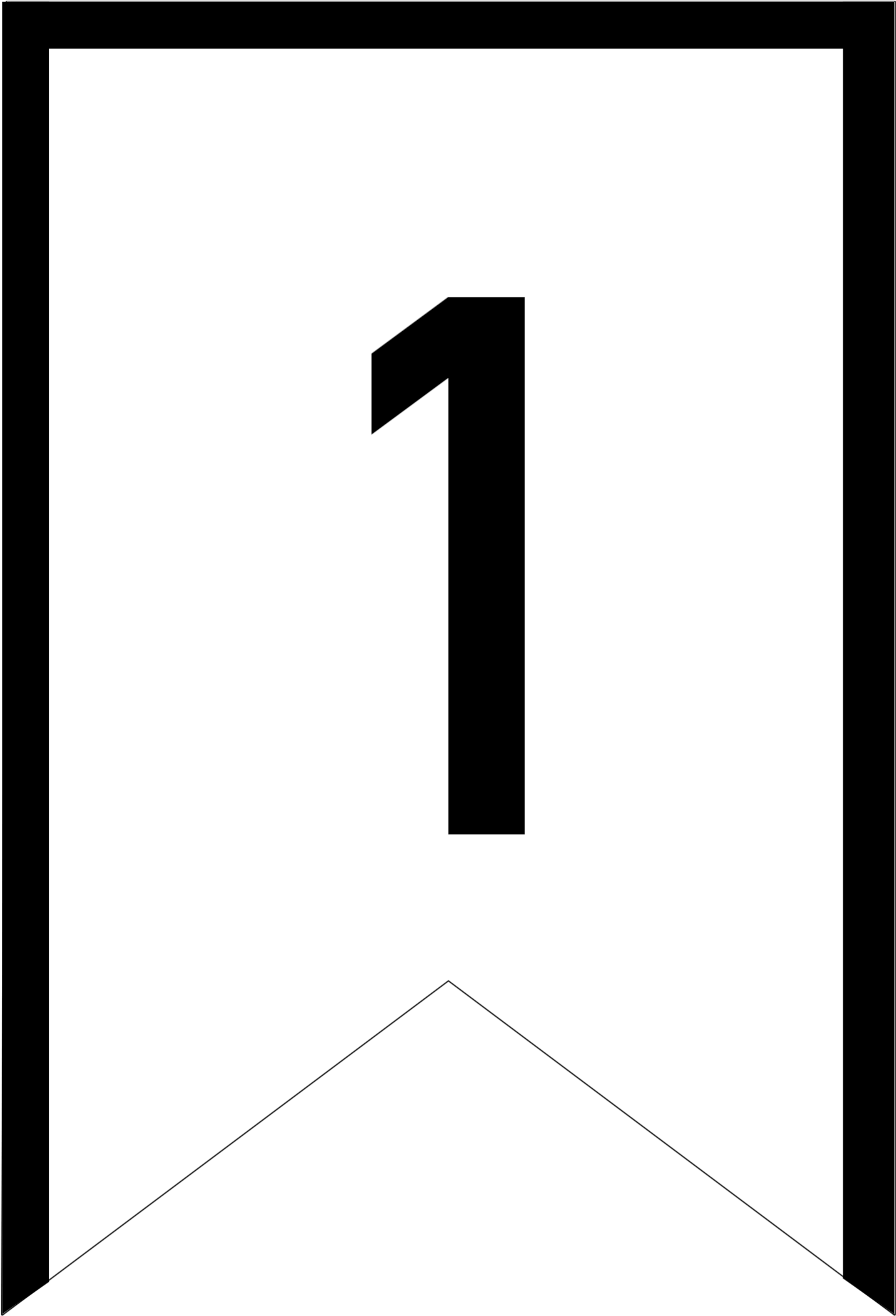 Transparent Free Clip Art Letters - Banner Happy Birthday Printable Letter - Png Download (1377x2022), Png Download