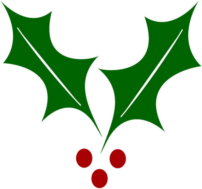 Collection Of Leaves Buy - Holly Leaf Clipart (720x720), Png Download