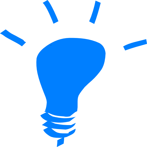 Light Bulb Idea Cartoons Clipart (594x596), Png Download
