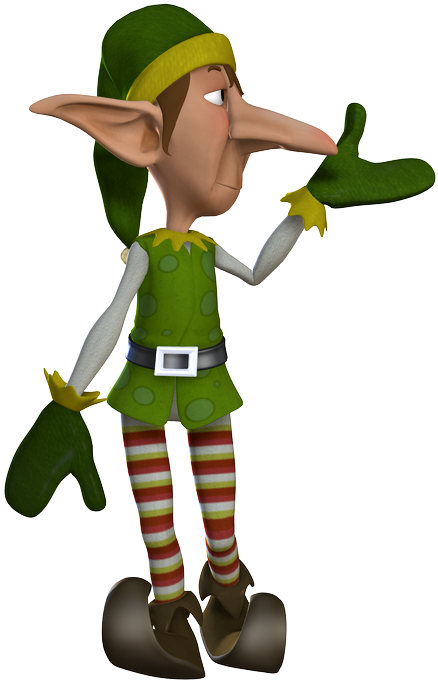 Christmas Elf Png - Duende Gif Png Clipart (474x704), Png Download