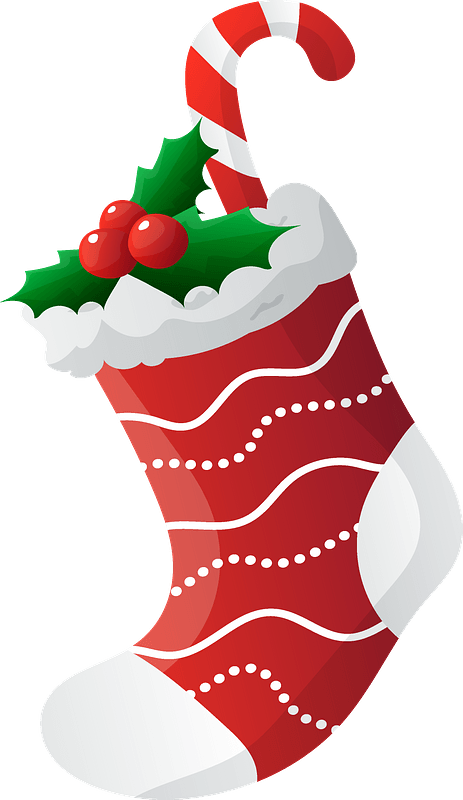 Christmas Stocking Clipart - Illustration - Png Download (463x800), Png Download