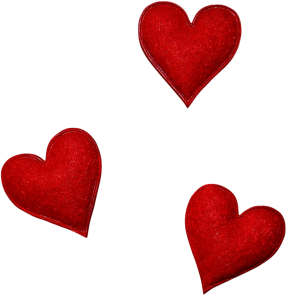 [​img] - Three Heart Png Clipart (600x605), Png Download