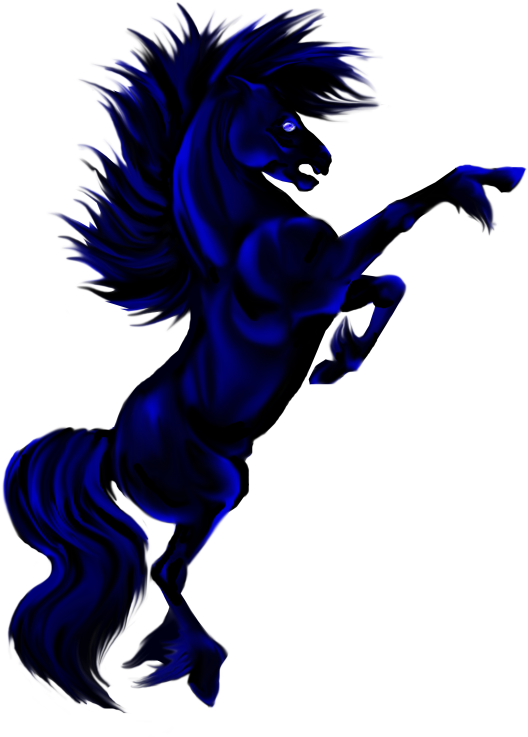 Go Back Pix For Rearing Black - Stallion Clipart (550x737), Png Download