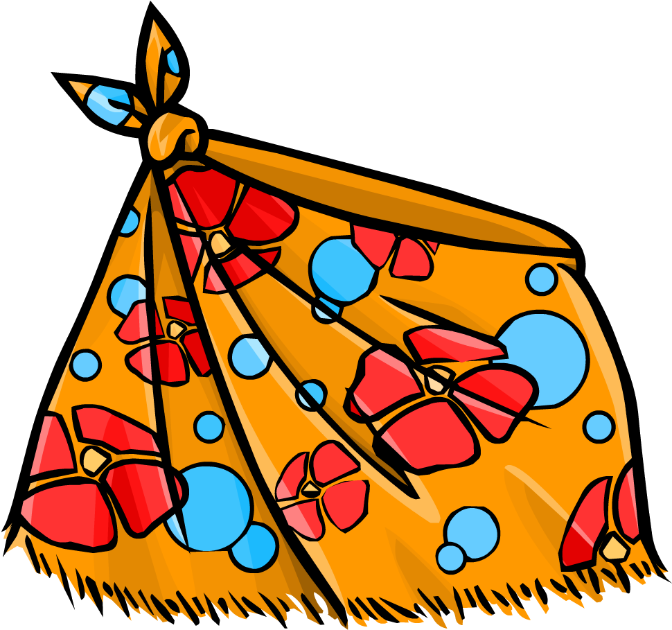 Club Penguin Rewritten Wiki - Sarong Png Clipart (998x973), Png Download