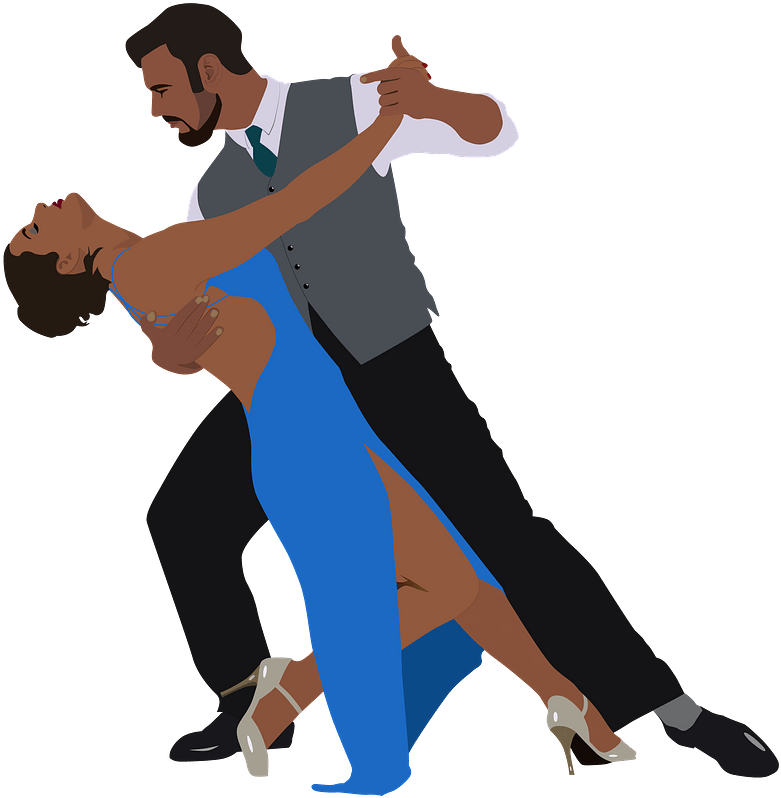 Dancing Couple Clipart - Dance - Png Download (799x800), Png Download