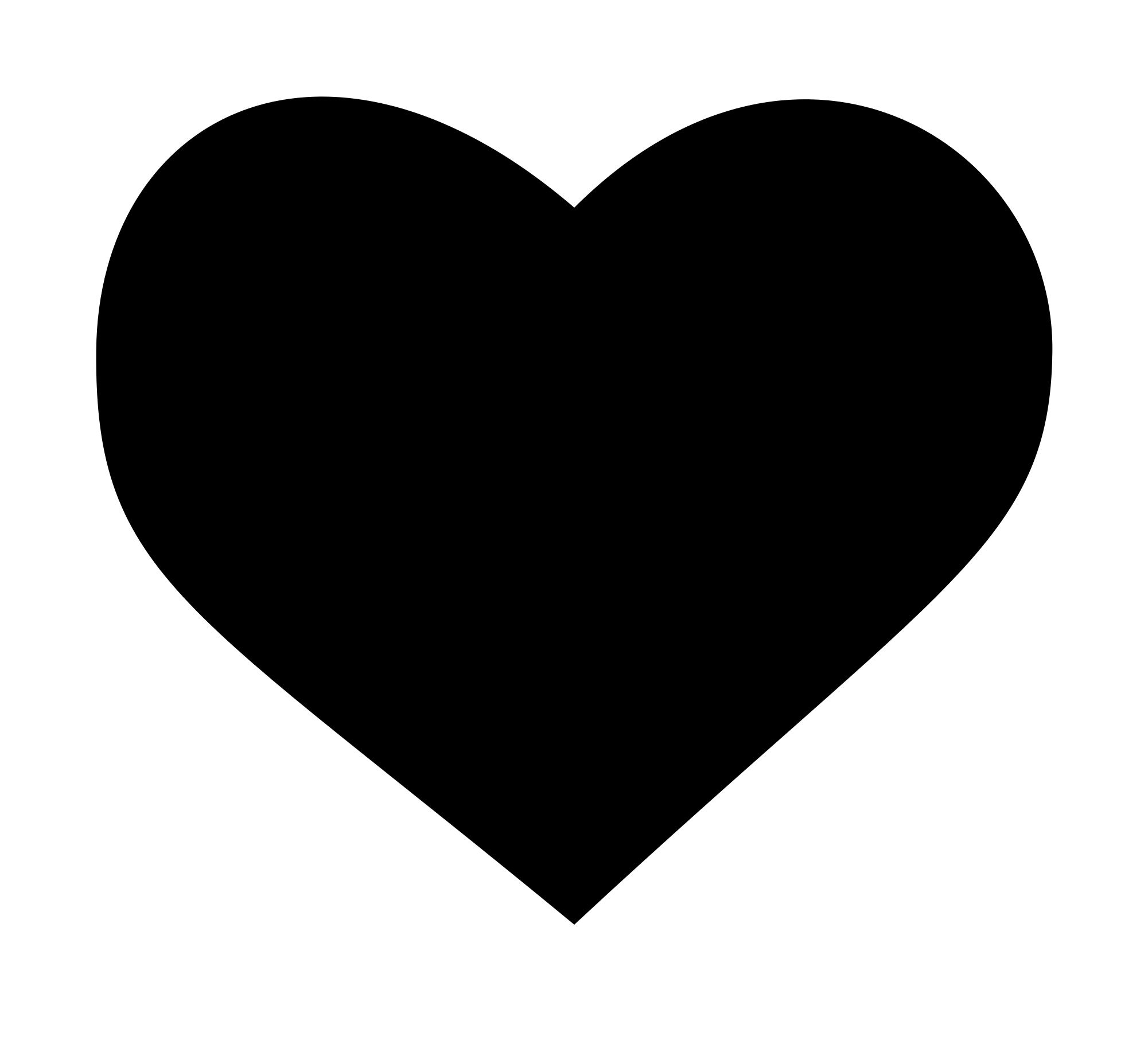 Heart Silhouette Clip Art - Love Icon Png Transparent Png (2000x2000), Png Download