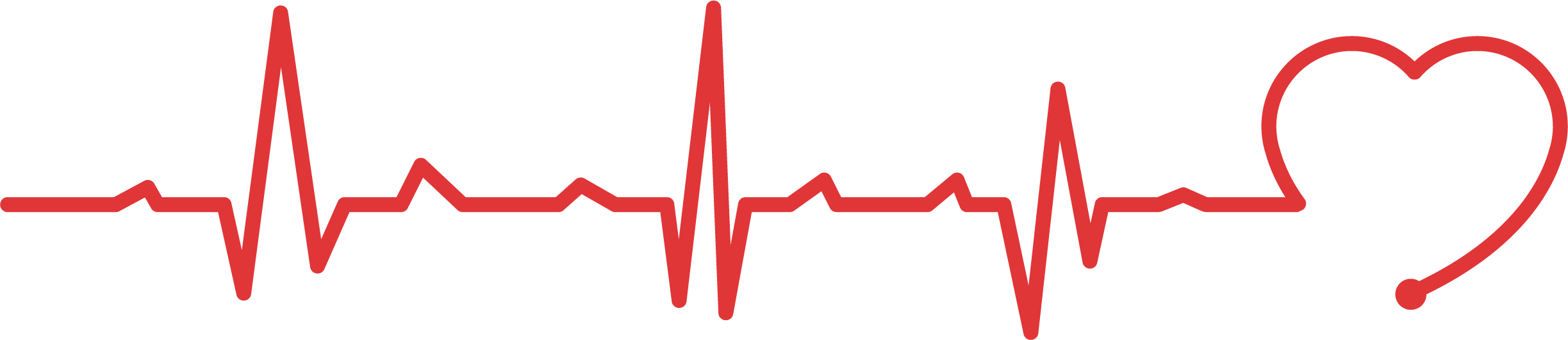 #heart #hearts #valentine #valentinesday #decoration - Transparent Heart Rate Png Clipart (2447x531), Png Download
