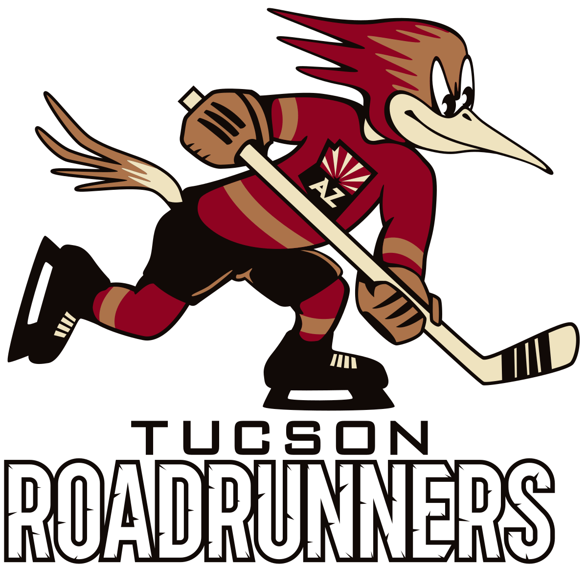 Tucson Roadrunners Logo Clipart (1200x1155), Png Download