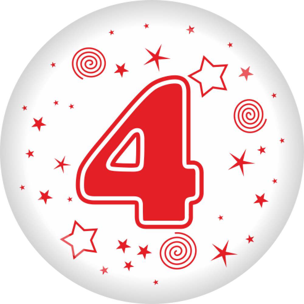 4 Ø 50 Mm - Pin-back Button Clipart (1000x1000), Png Download