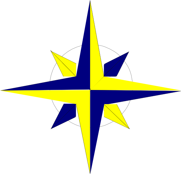 Rosa Dei Venti Clip Art - Png Download (600x578), Png Download