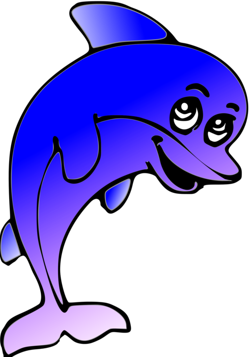 Cute Bclipart Baby Free - Dolphin Pic For Kids - Png Download (495x700), Png Download