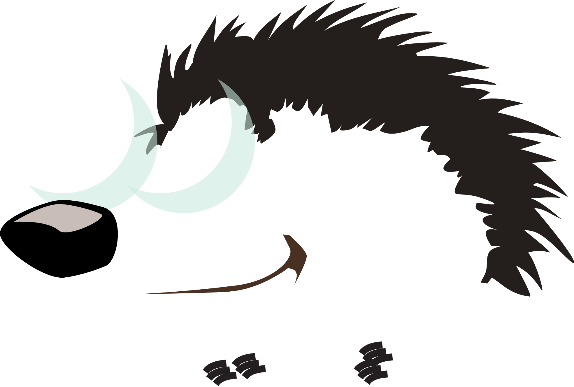 Porcupine Clipart Libertarian - Png Download (1969x1327), Png Download