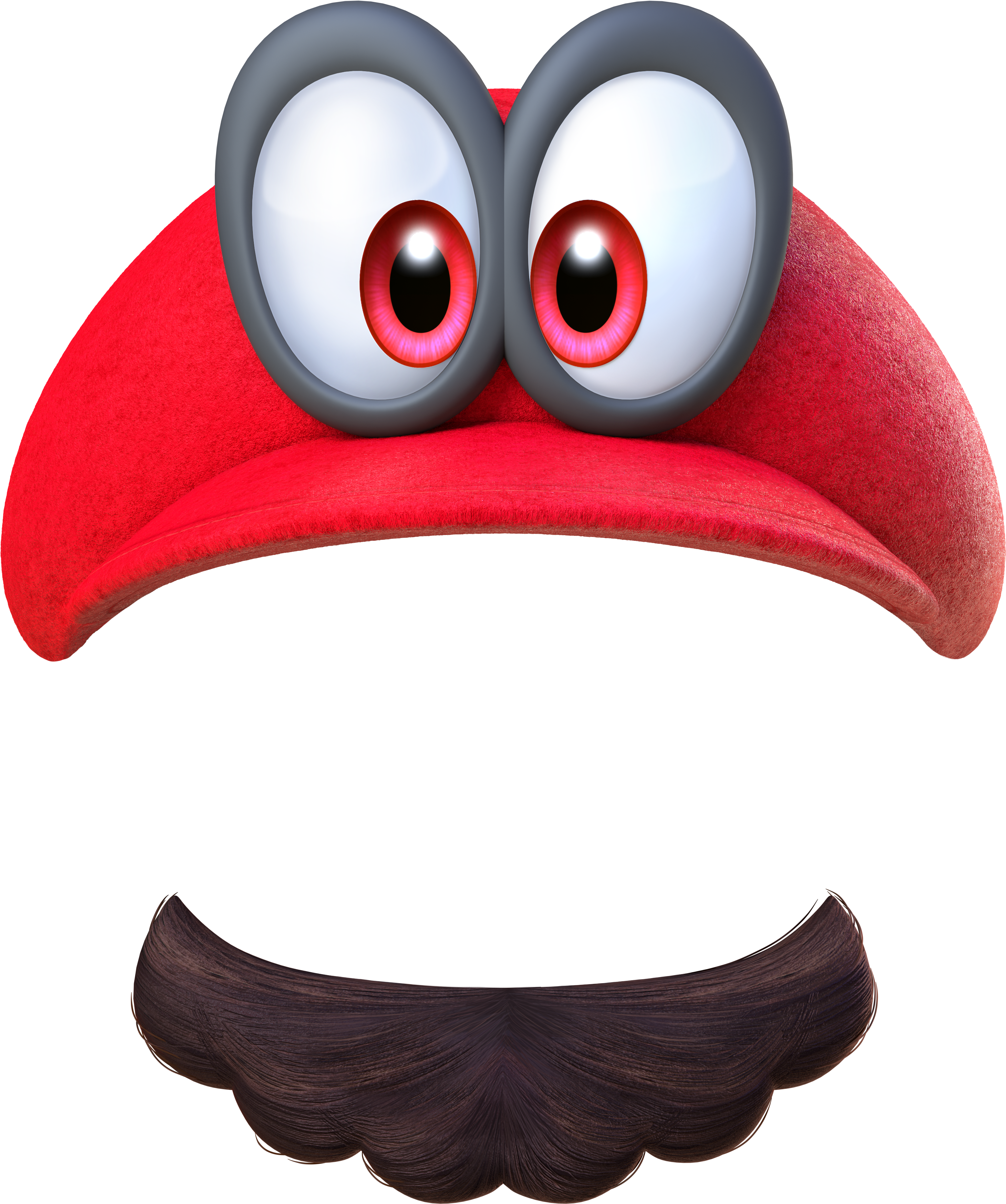 Mario Mustache Png - Super Mario Odyssey Png Clipart (3690x4246), Png Download