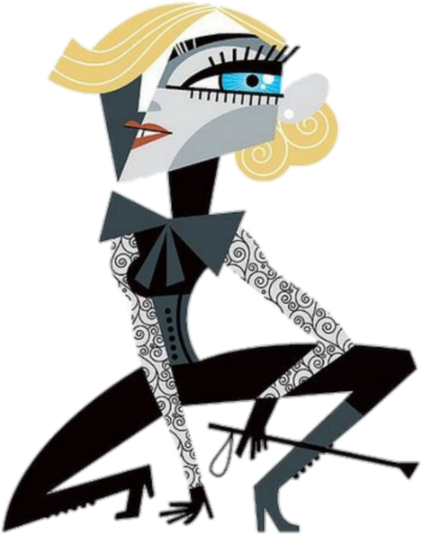 Pablo Lobato Cubismo Mujeres Clipart (480x668), Png Download