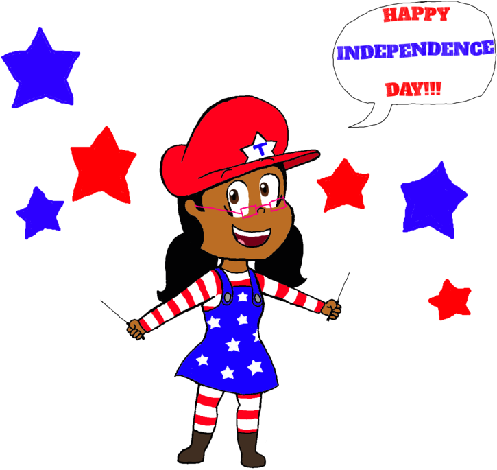 Transparent Happy Independence Day Clipart - Clip Art - Png Download (725x685), Png Download