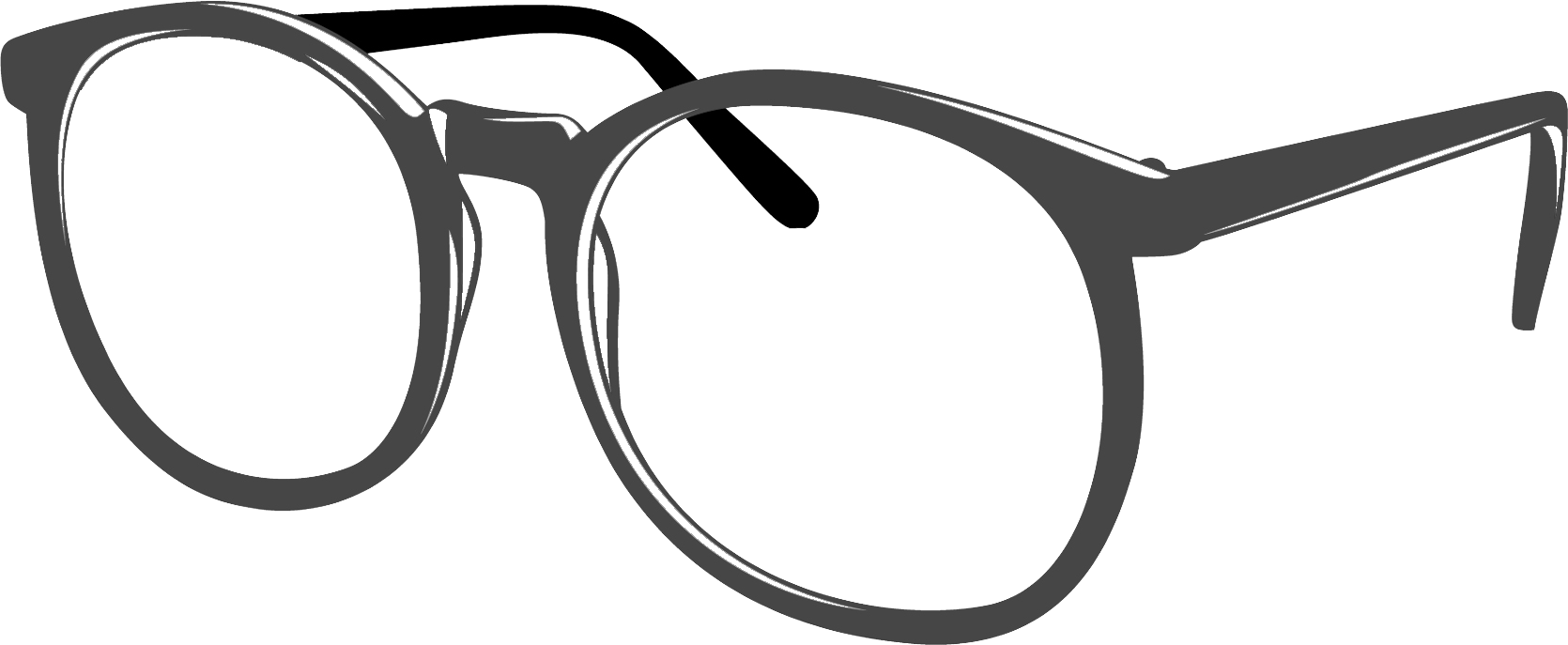 Glasses Eye Protection Clip Art - Glasses Clipart - Png Download (1670x687), Png Download