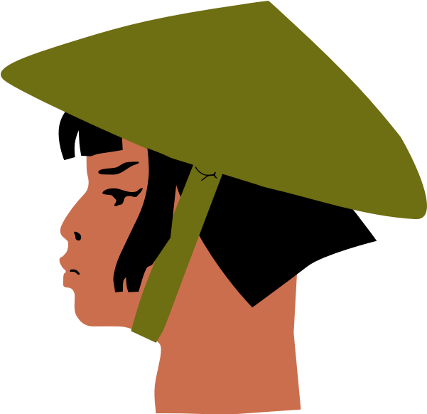 Asian Lady"s Head - Asian Clipart - Png Download (600x600), Png Download