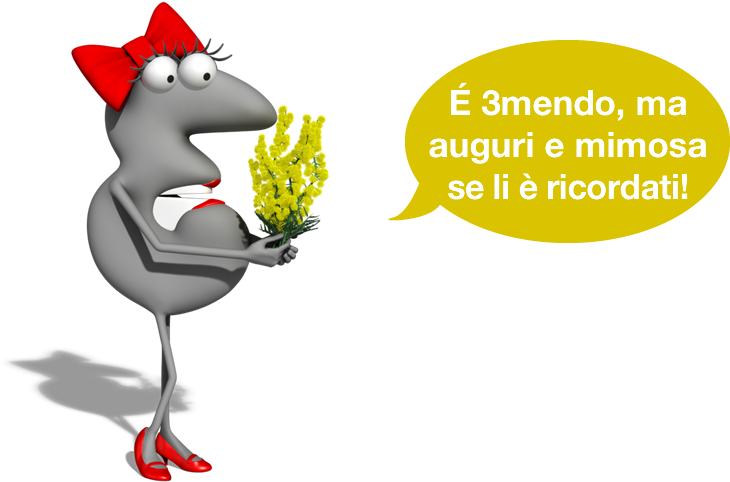 Happy Women Day Festadelledonne - Hubert Burda Media Clipart (733x500), Png Download