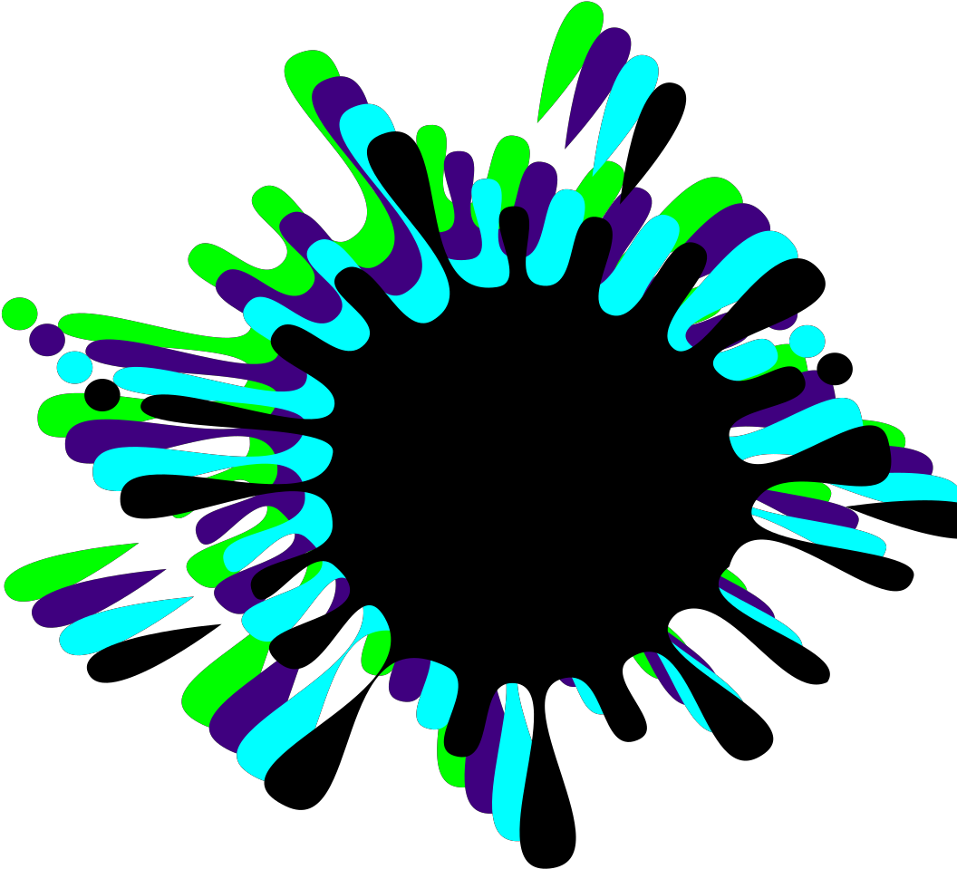 Yellow Orange Paint Splatter Clipart (1600x1600), Png Download