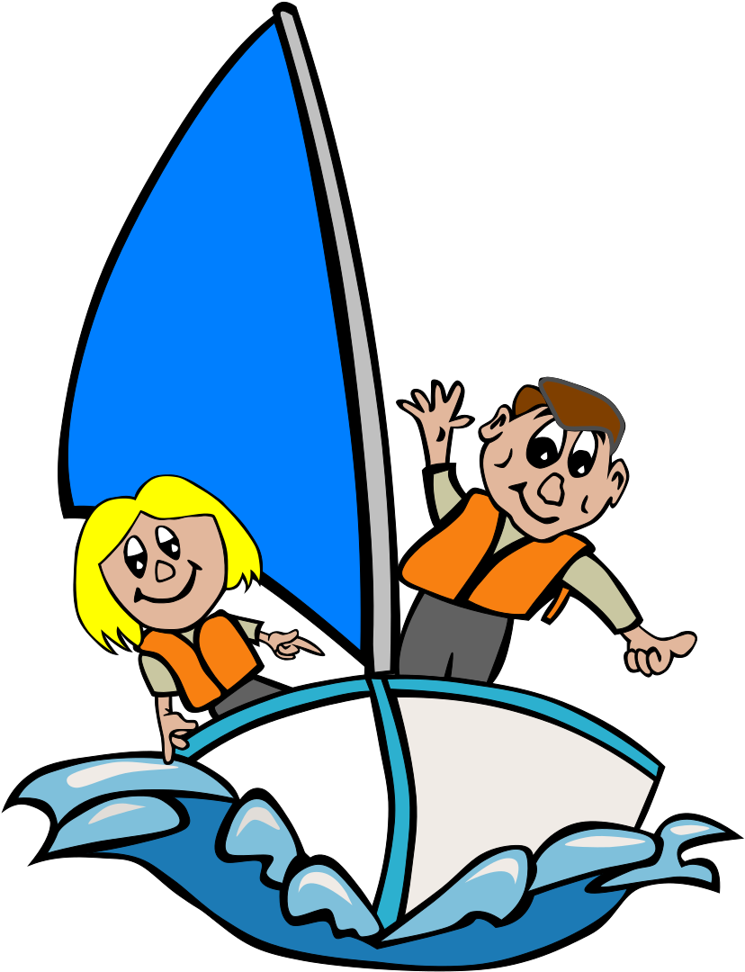 Sail A Boat Clipart - Png Download (1600x1600), Png Download